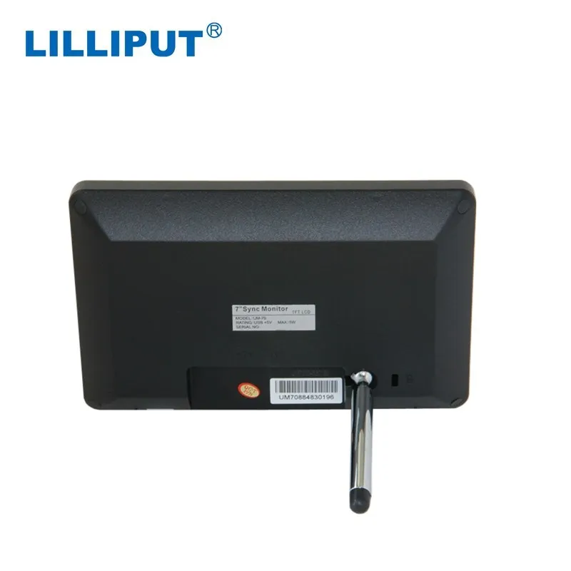 Lilliput UM-70/C/T 7 inch TFT LED 4-wire resistive USB Touch Screen Monitor, NOT VGA input just USB Input Monitor Displayer