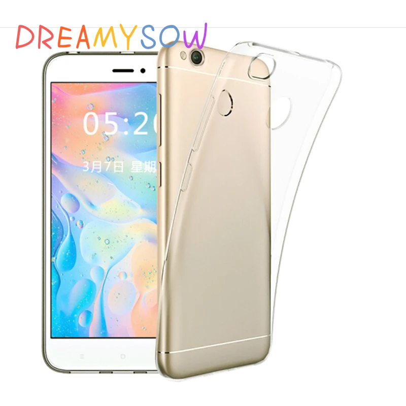

DREAMYSOW Ultra Thin Clear Soft TPU Case for Xiaomi Redmi 1 2 3 4a 4 3x 4x pro prime note 2 3 4 4x 32GB 64GB Screen Protector