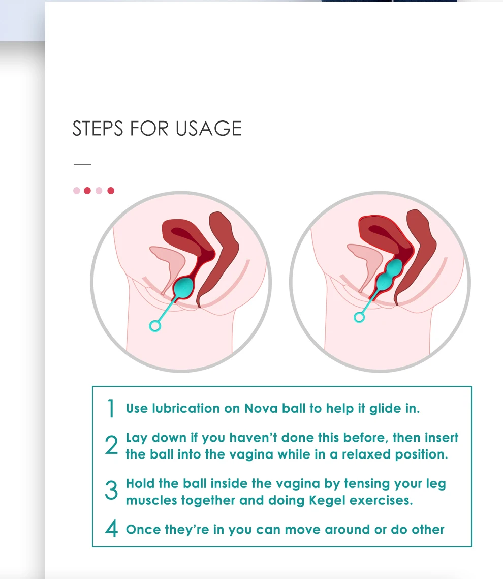 Svakom Nova Kegel Ball Waterproof Exercise Balls Vaginal Healthy Toys Ultra Soft Silicone Material For Comfort And Safety Vagina Balls Aliexpress