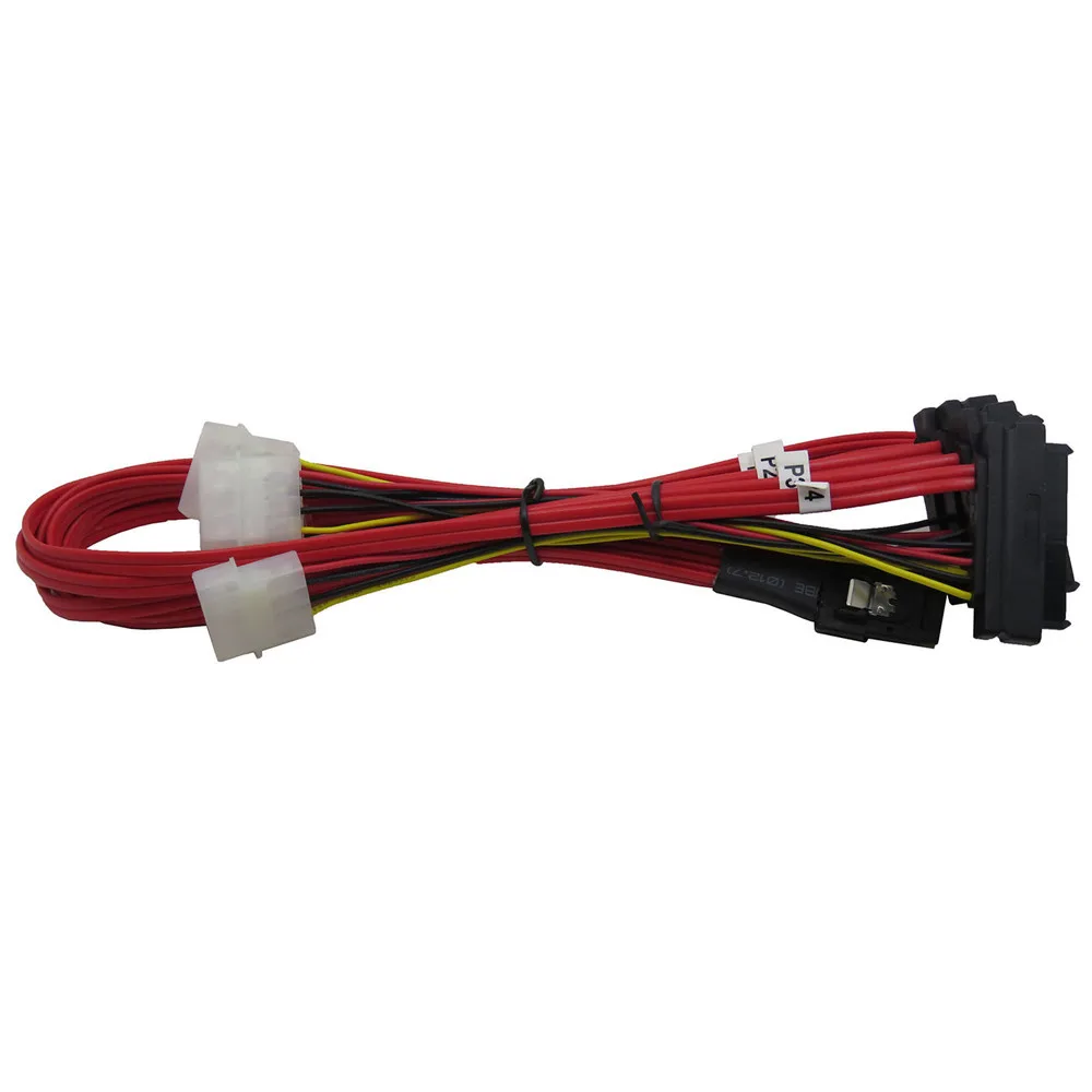 Mini SAS 4i SFF 8087 36P до 4 29Pin Sff 8482 красный кабель 100 см|cable mini usb|mini heatercable zipper |