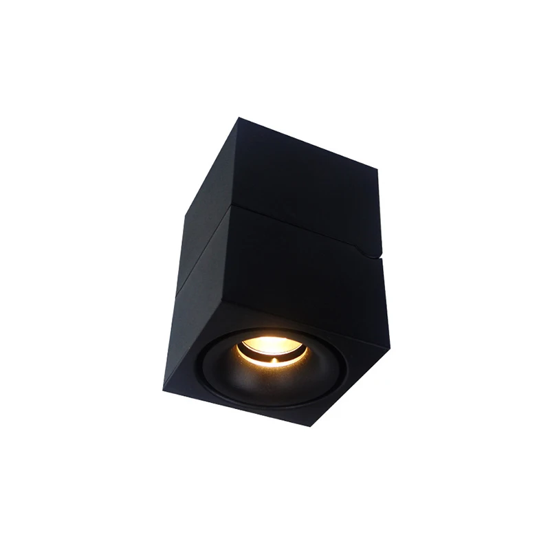 Montagem em Superfície Luzes de Teto Lâmpada do Teto Iluminação do Ponto Dobrável e Rotativo Luminárias para Vitrine Interior Sala Cob 13 Do Teto COB Iluminação do Ponto Interior