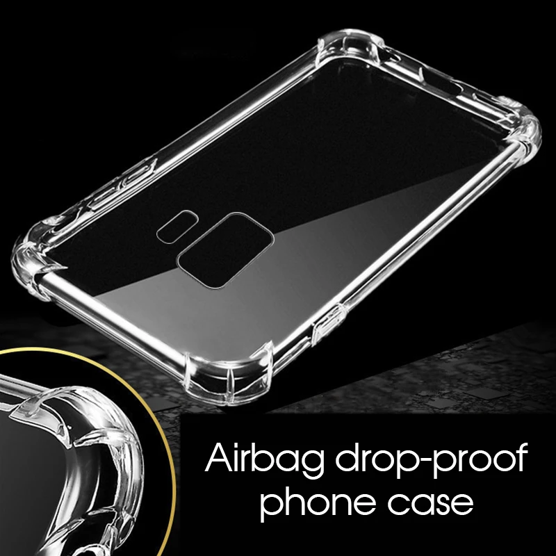 Crystal Clear Shockproof Case For Samsung Galaxy S10 S9 S8 Plus J4 J6 J8 J3 J5 J7 J4 J2 Core Note 8 9 S10e TPU Case