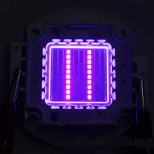 DIY светильник высокой мощности светодиодный чип 100 Вт фиолетовый Ультрафиолетовый SMD COB светильник излучатель диодные компоненты 100 Вт Ультрафиолетовый лампа