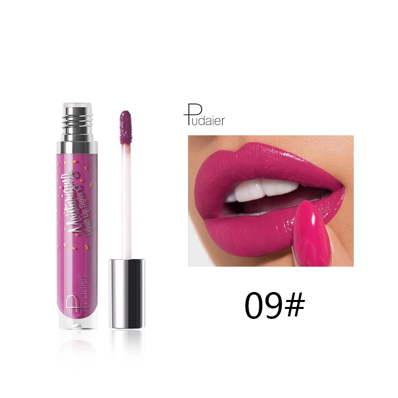 12 Color Liquid Lipstick Matte Makeup Waterproof Red Lip Long Lasting Gloss Mate Black Lip Stick Matte Liquid Lipsticks - Цвет: 09