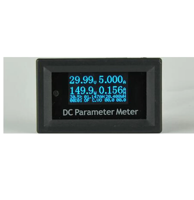 OLED 12 в 1 постоянного тока 500 В 200А ваттметр измеритель мощности Электрический
