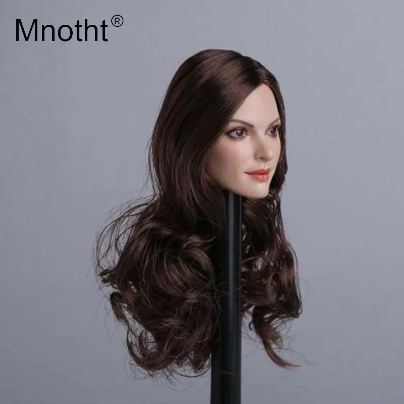 Mnotht Toy 1/6 female head sculpt GC012 Beauty Western HeadCarving Model For 12in Action Figure