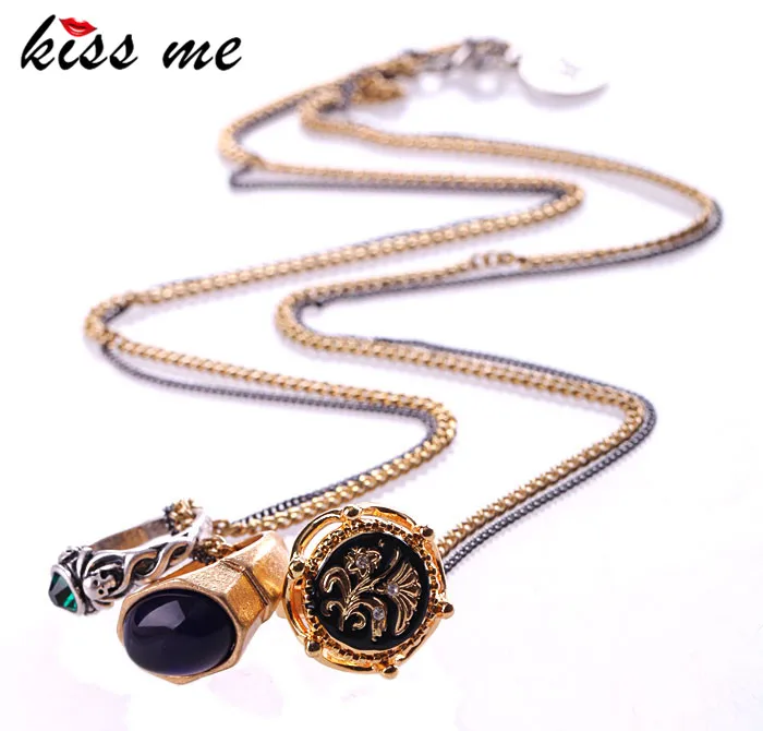 Женское винтажное ожерелье длинное с кулоном оптовая продажа фабрики|necklace