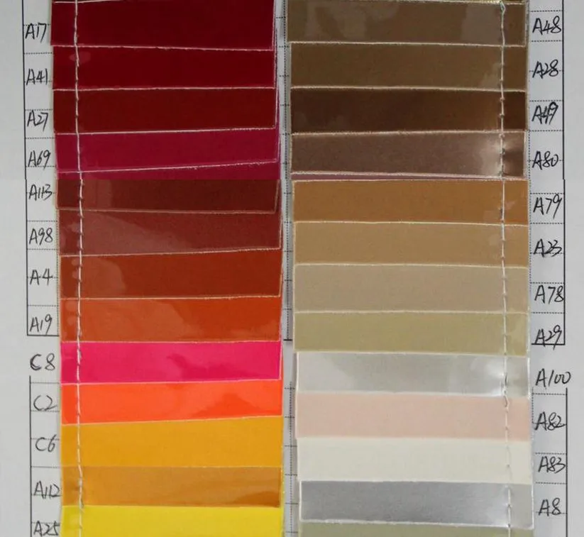 Factory Supply Mirror Pearlescent Patent Leather Pu Fabric Bags