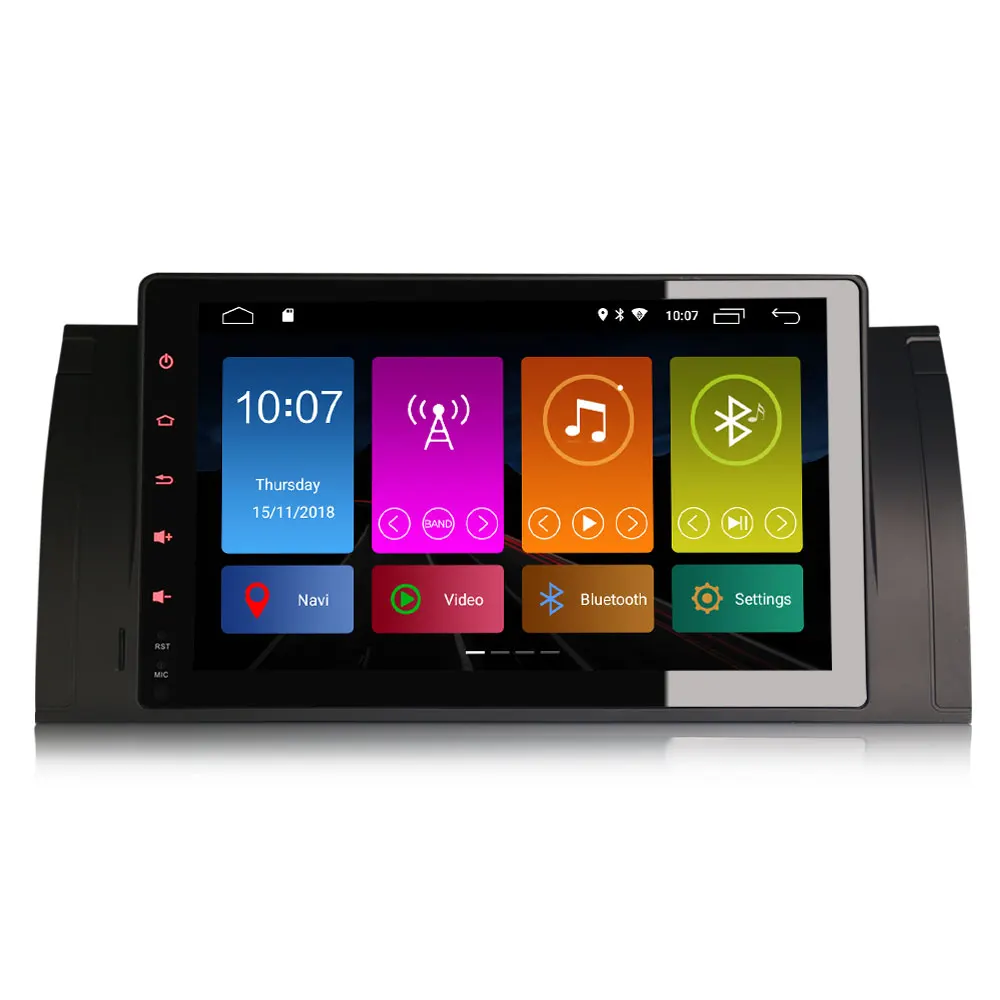 Sale 9" Android 9.0 Pie OS Car Multimedia GPS Radio for BMW X5 E53 2000-2007 BMW E39 M5 1999-2003 BMW E39 1995-2003 BMW E38 1994-2001 3