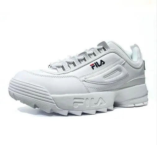 

2018 FILA Disruptor II 2 Men/Women Running Shoes Retro Sports Sneaker Non Slip Damping Summer Footwear for Neutral Increase Shoe