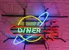 Custom Diner Rocket Glass Neon Light Sign Beer Bar