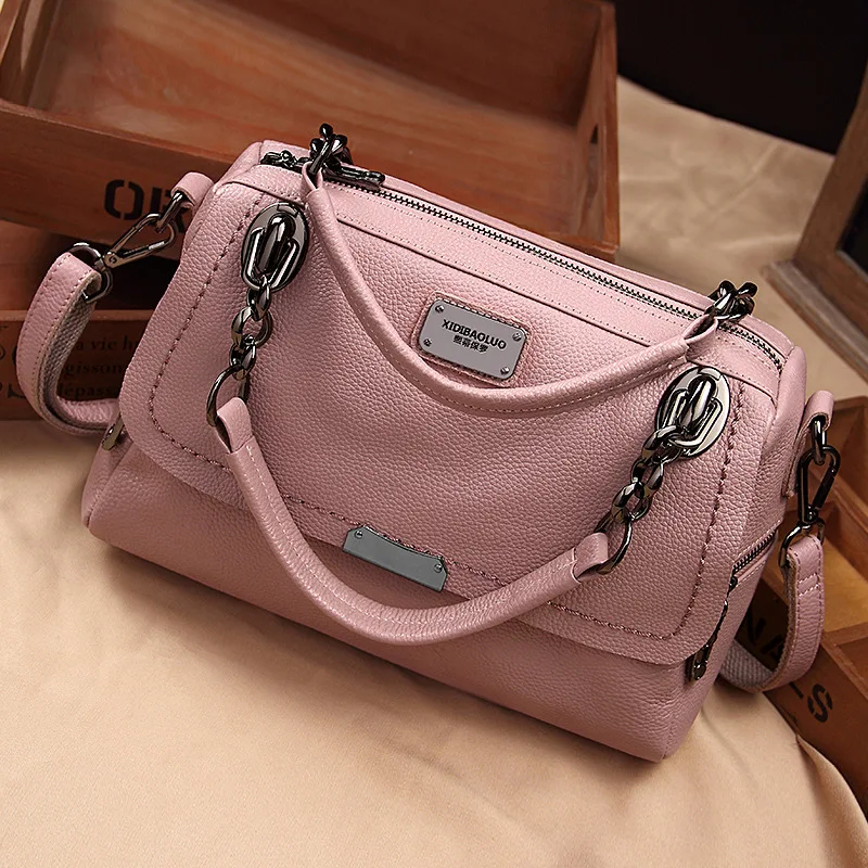 

Women Bag 2019 Luxury Brand Designer Casual Women Genuine Leather Handbags Fashion Women's Shoulder Messenger Bags For Women