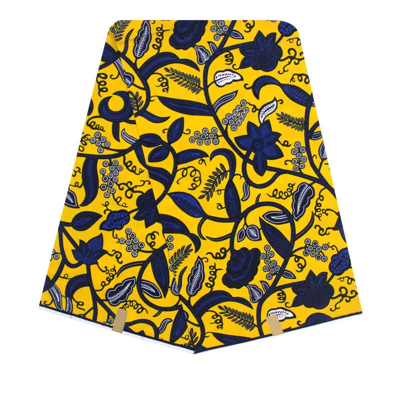 Aliexpress Buy Nigerian Stylish Design 6 Yards 100 Cotton 2019 New Hollandais Fabric 