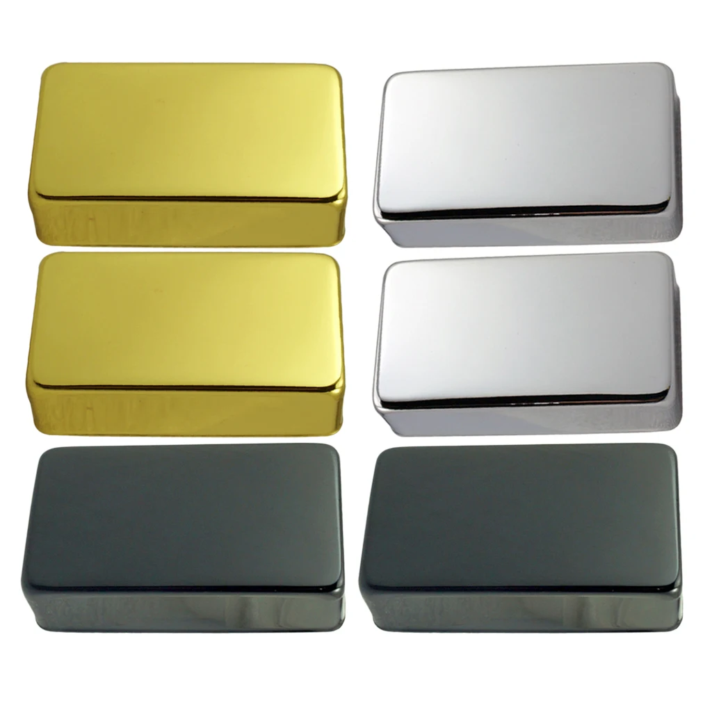2pcs Sealed Brass Humbucker Pickup Cover for Electric Guitar Musical Replacement Parts