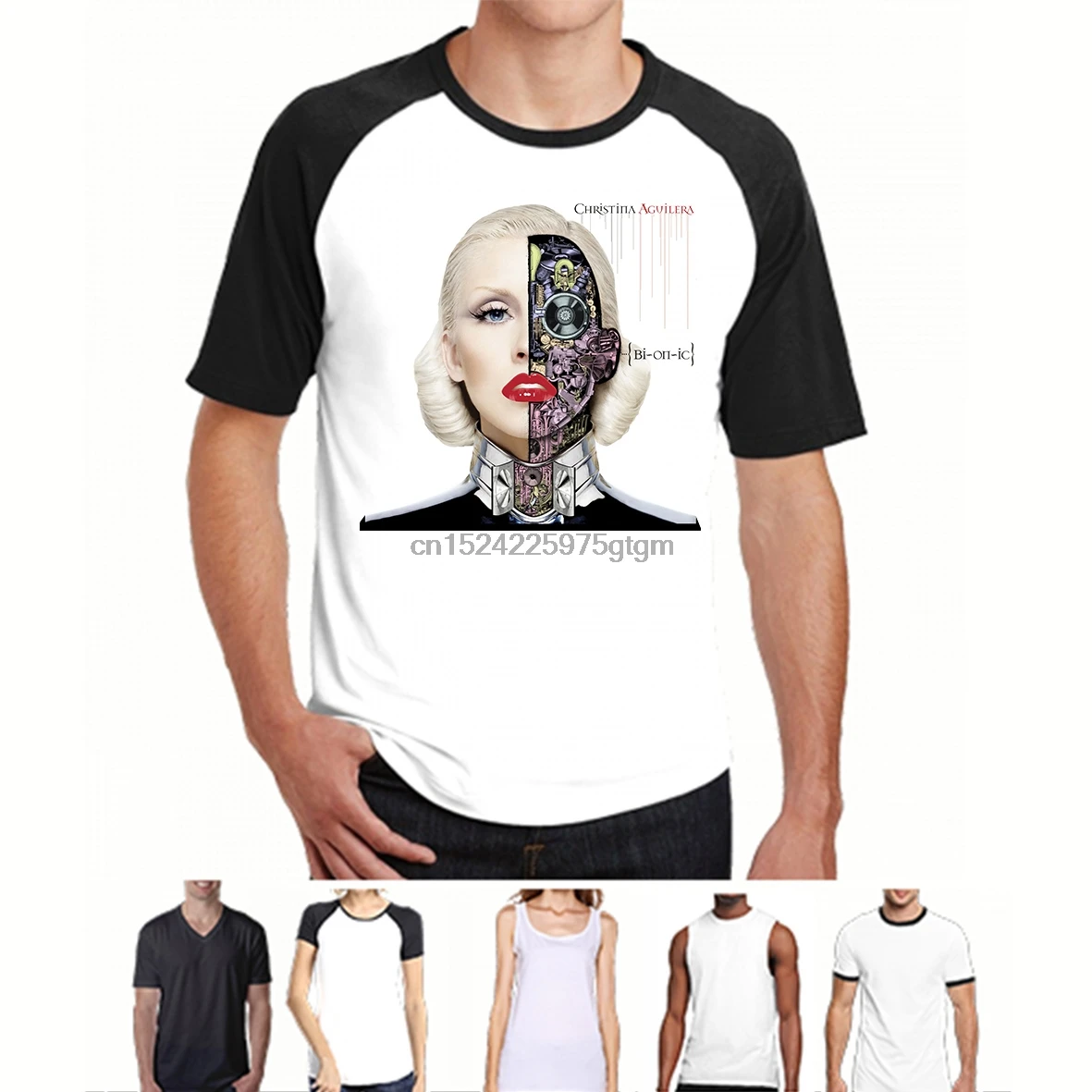 

Men's Christina Aguilera High Bionic T-shirt women