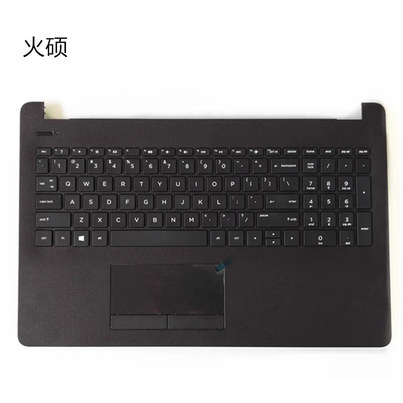 Черная верхняя крышка с сенсорной панелью клавиатуры для павильона 15-BS 15-BW Упор для рук 925008-001 сегодня Новинка