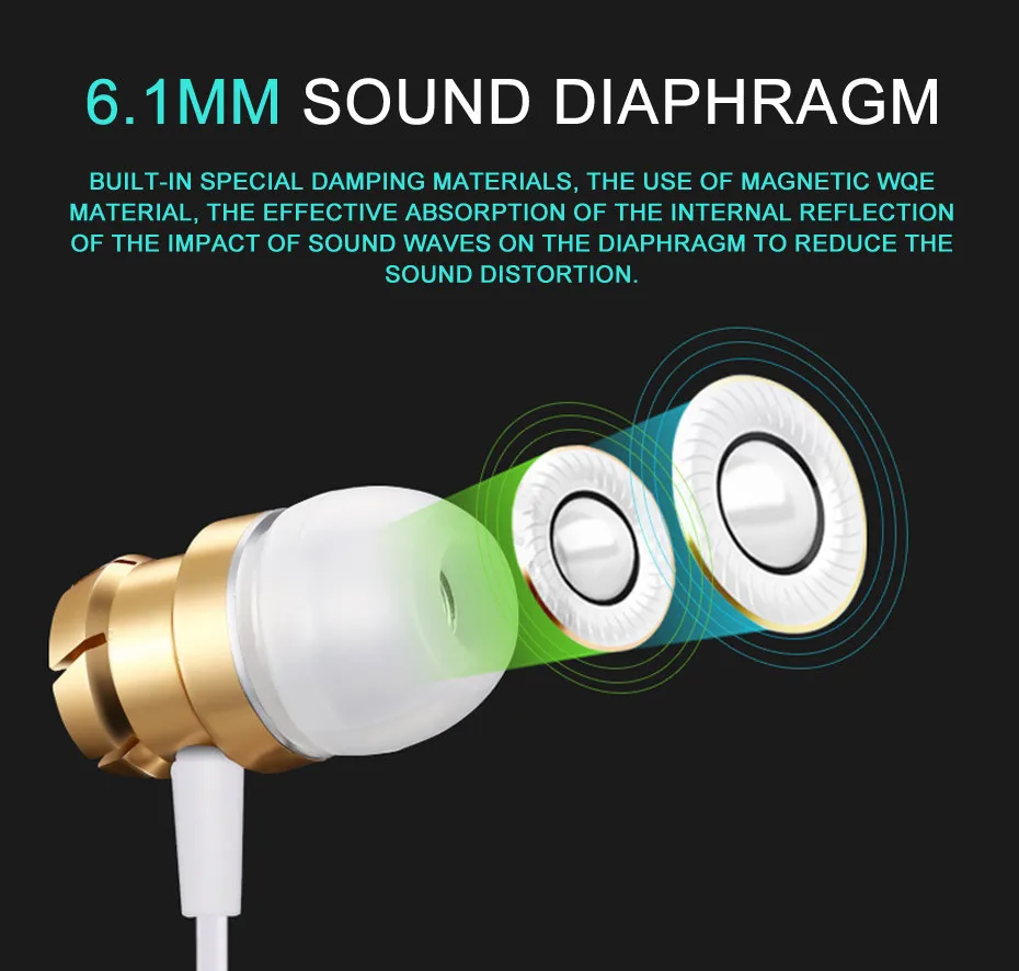 KHP Stereo In-Ear Earphone For Phone 3.5mm Wired Headphone Hedset Game Earphone Hedset With Mic Earbuds Smartphone Earphones (13)