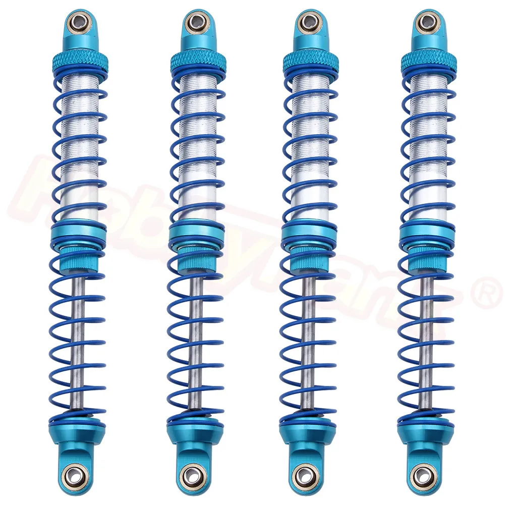 4 шт. 70 мм 80 мм 90 мм 100 мм 110 мм 120 мм металлический амортизатор демпфер для 1/10 RC Гусеничный осевой SCX10 Traxxas TRX4 Gen7 RC запчасти для автомобилей
