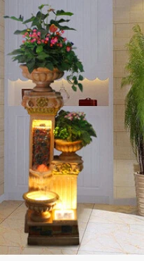 

Large rockery fountain water.. Humidifier. Feng shui wheel. The fish tank.