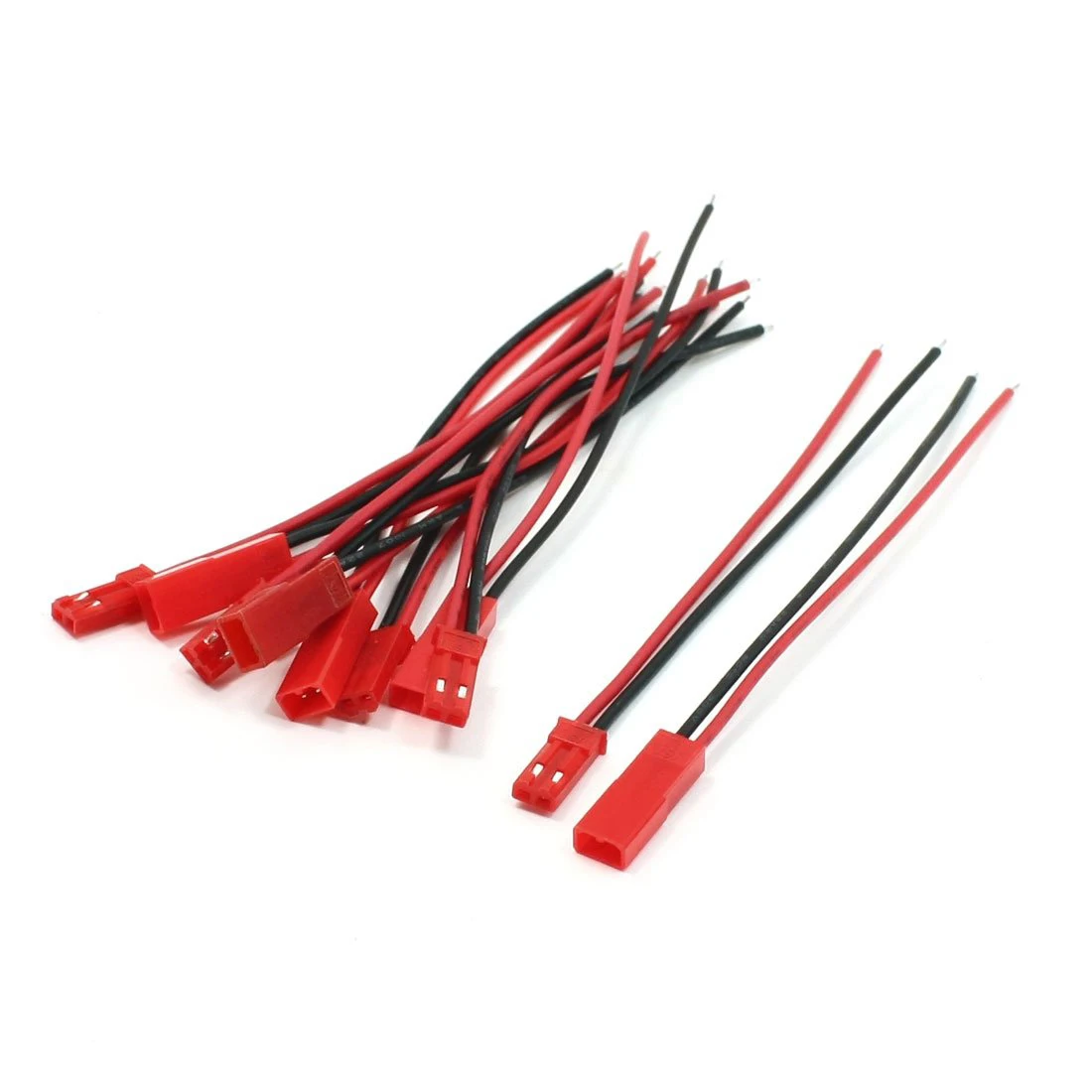 IMC Wholesale 5 X 5 Pairs 22AWG Cable 2Pin JST M F Plug for RC Battery