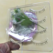 4 шт./упак. накладные ресницы высшего качества натуральные черные длинные толстые накладные ресницы