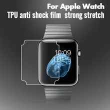 5 шт. Защитная пленка с защитой от царапин из ТПУ для iwatch Apple Watch Series 3 2 1 38 мм 42 мм Защитная пленка для экрана