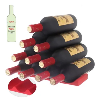

Silicone Kitchen Bottles and Cans Easy Stacker Holder Stacking Mat Organizer for Pantry Cabinet Refrigerator Fridge Storage