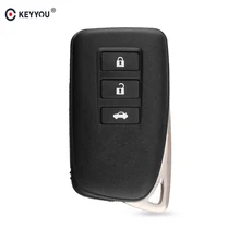 KEYYOU 3 кнопки пустой умный пульт дистанционного ключа оболочки для Lexus ES300H IS ES с запасной ключ полотно пульт автомобильной сигнализации