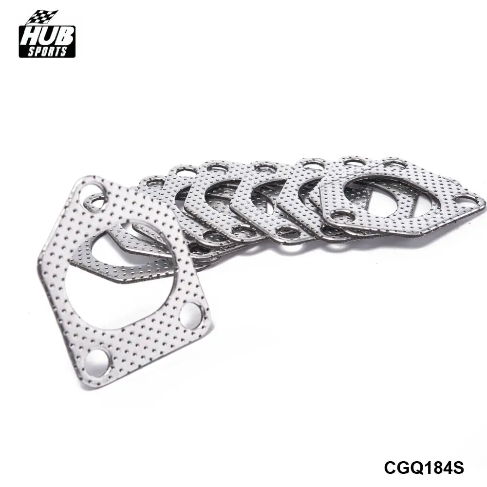 Hubsports - 10Pcs/lot For BMW E36, E46, E39 530d M57, E38, X5 E53 Aluminum Graphite Turbo Charger Gasket 11622244515 HU-CGQ184S