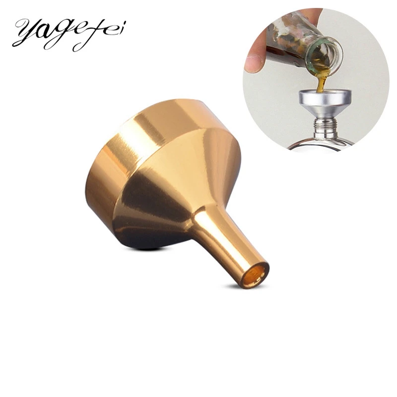 

1Pcs Aluminum Funnels Mini Funnels Small Mouth Funnels for Filling Salt Pepper Herbs Oils Liquid Refillable Bottles