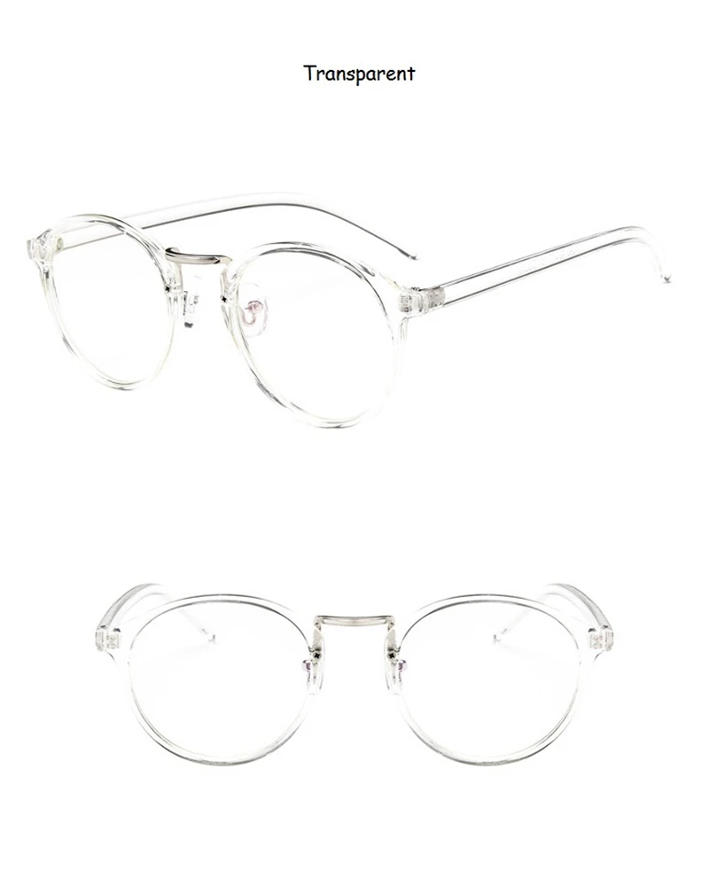 Модные прозрачные круглые очки прозрачная оправа женские очки от близорукости мужские очки в оправе nerd оптические оправы прозрачные