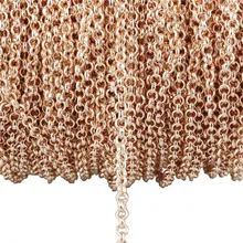 3,2/4,8/5,8 мм Мужские цепочки для ожерелья 2 м/лот родий/серебро/золото KC/черный/античная бронза Панк Длинная цепочка для изготовления ювелирных изделий своими руками