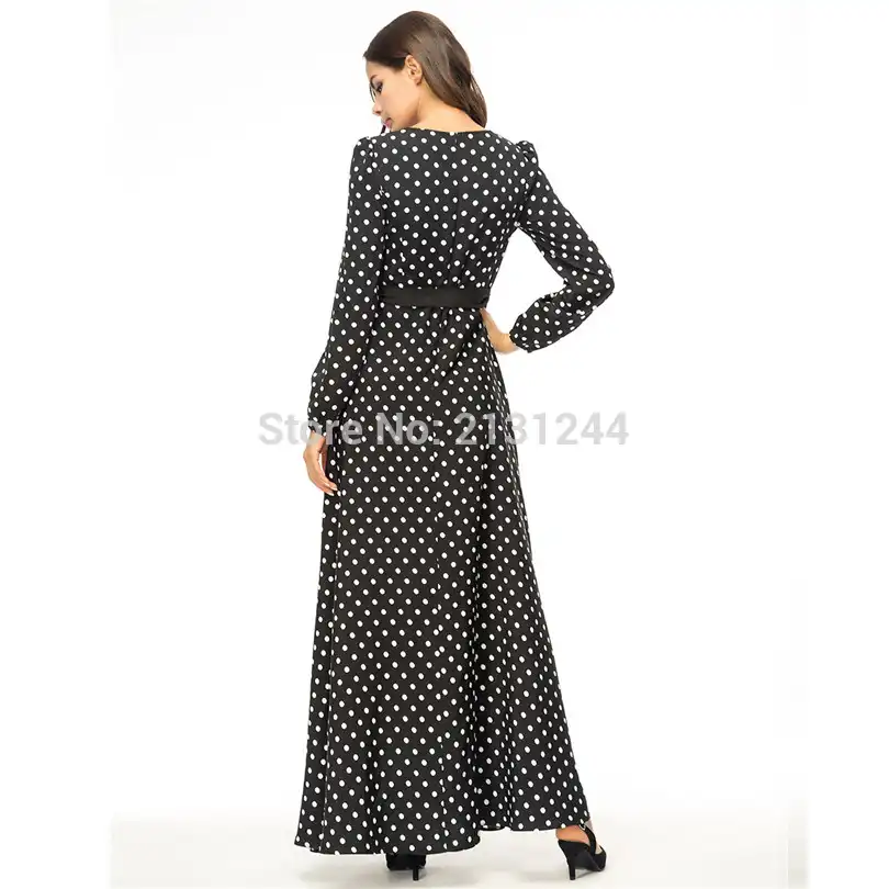 polka dot dress pakistani 2018