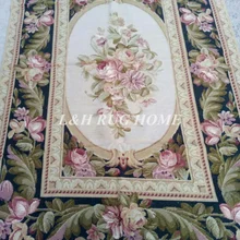 10 K 4'X6' французский стиль рукодельные ковры, новозеландская шерсть ковры цветочный дизайн