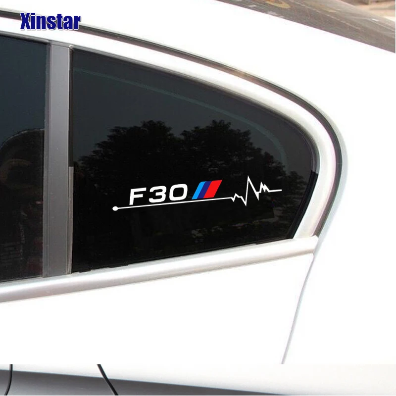 Наклейки на автомобильные окна для BMW F10 F20 F01 F02 F30 F31 F34 F48 F87 2 шт.|Наклейки