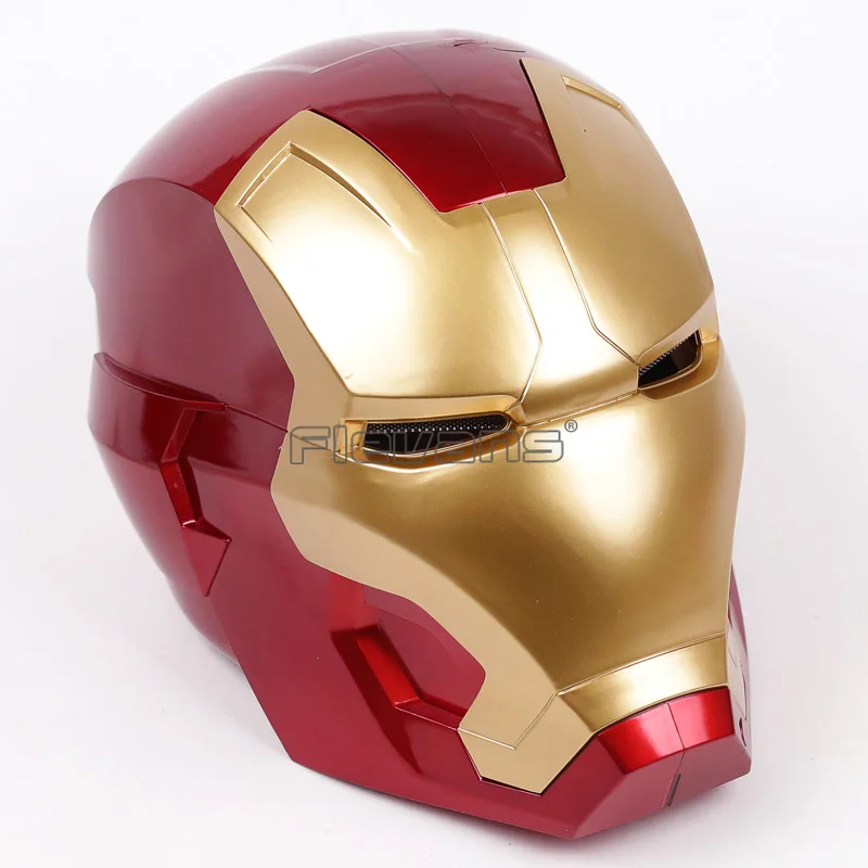 Железный Человек Взрослый мотоциклетный шлем Косплей Маска сенсорная зондирующая маска со светодиодной подсветкой Коллекционная модель игрушки 1:1 высокого качества
