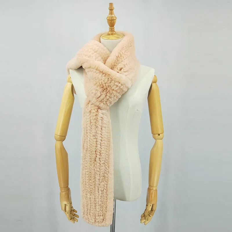 Выдра кроличий мех шарф женский Осень Зима Новый 2018 Корейская версия Женщины чистый цвет мех тепло удлинение MZ85