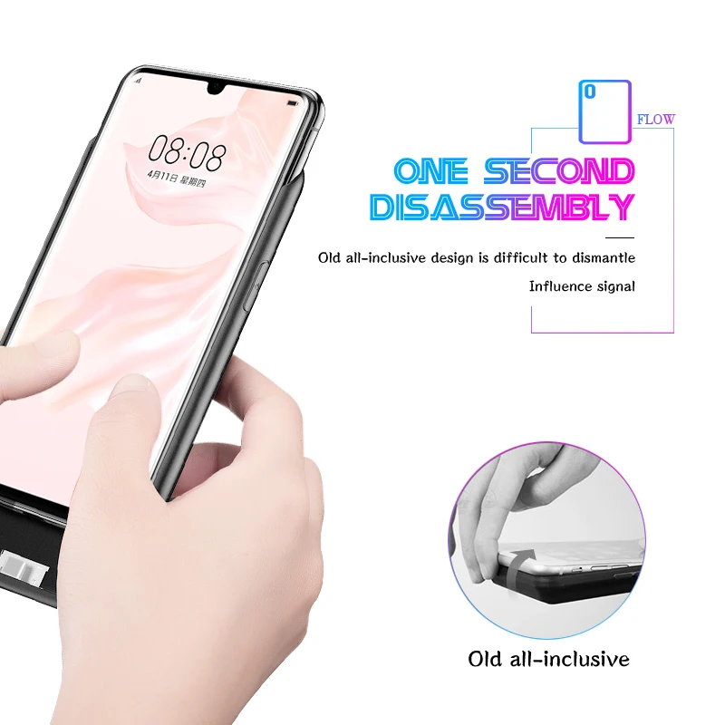 6800mAh Battery Charger Case For Huawei P30 Power Bank Battery Case Charging Phone Cover Slim Powerbank Case For Huawei P30 Pro