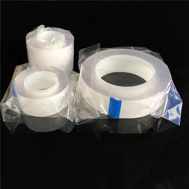 1 Roll Reusable Transparent Double-sided Tape Can Washed Acrylic Fixing  Tape Nano tape No Trace Double-sided Tape