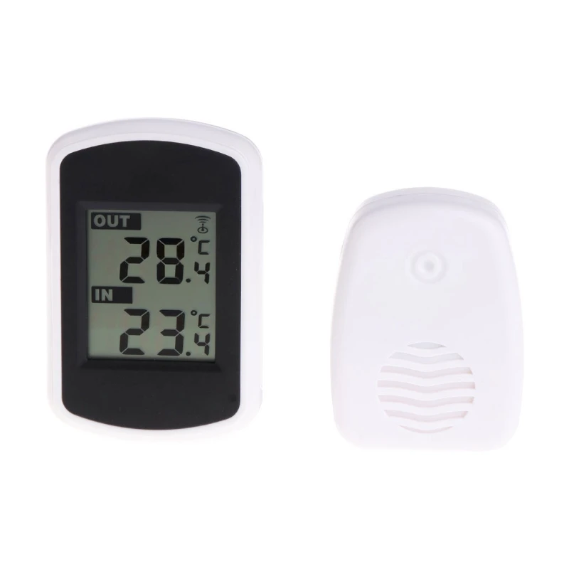 

433MHz LCD Digital Wireless Ambient Weather Station Indoor Outdoor Thermometer L15
