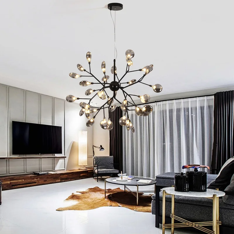 Creative Blade Led Chandeliers Home Living Room Bedroom Dining