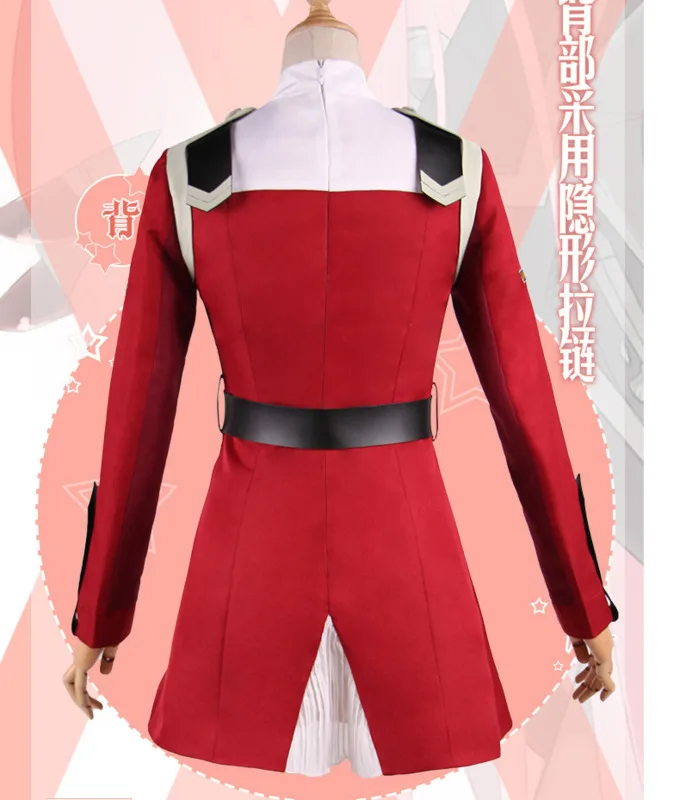 Darling in the franxx kokoro Косплей Костюм японского аниме ichigo парик zero two hiro 002 Униформа