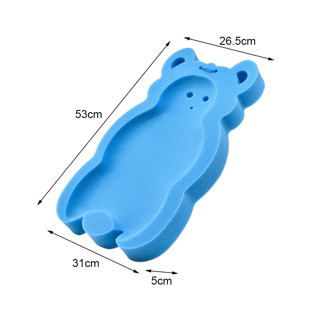 Детская Ванна Душ Чистая Губка Подушка Детский Регулируемый Матрас может сидеть лежать Универсальная Портативная мультяшная душевая подушка