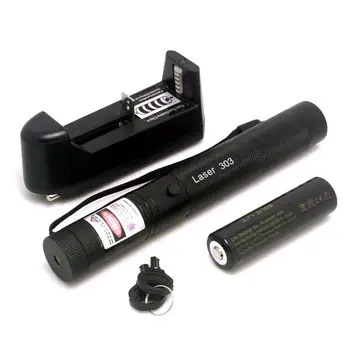 

Laser 303 5mW Purple UV Laser Pointer Adjustable Focal Length and Star Pattern Filter+4000MAH 18650 Battery+charger