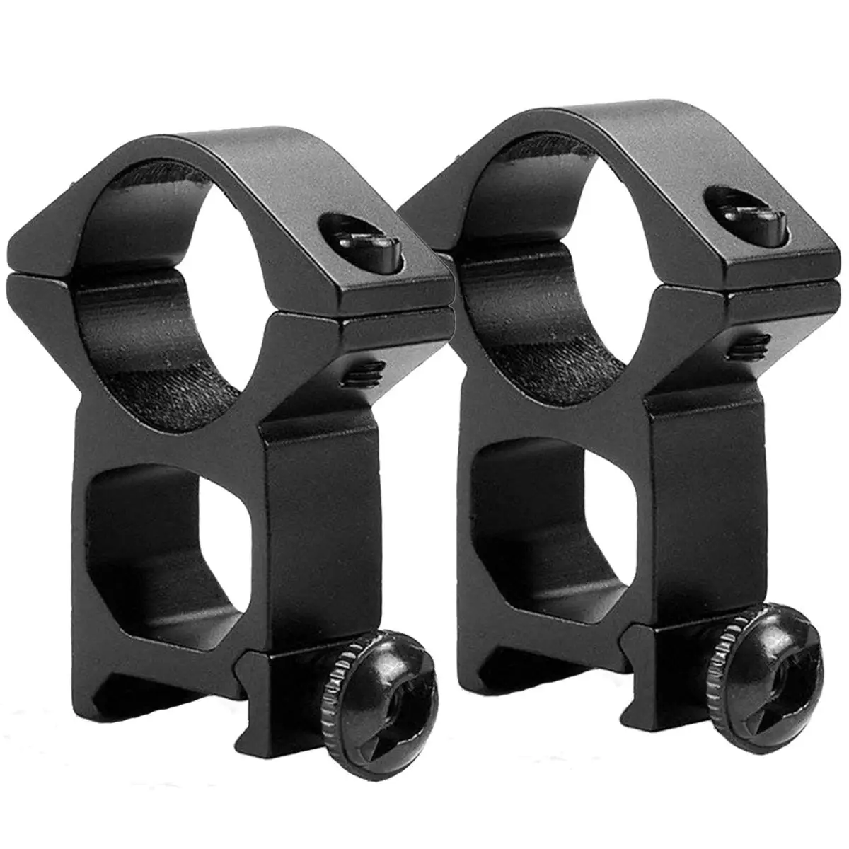 

UniqueFire 1''/25.4mm Scope Mount Optical Mounting Ring Detachable High Profile Base Mount Fit for 20mm Picatinny Rail (2pcs)