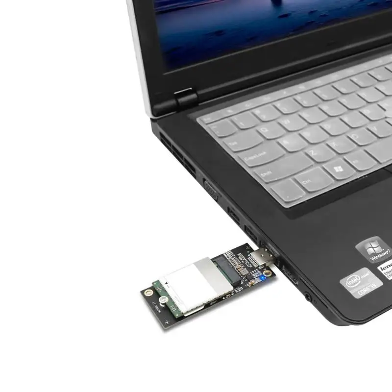 ALLOYSEED NGFF M.2 ключ B к USB 3,0 адаптер рейзер карта плата Настольный ПК добавить на карту с sim-картой 6pin слот для карты