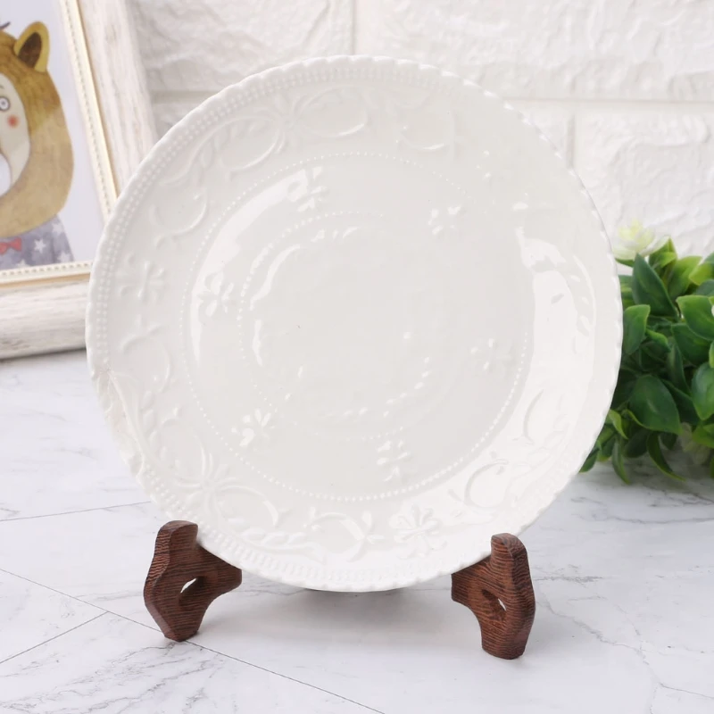 3-7 Inch Tall Wood Display Stand Holder Easels For Plates Photos Tea Tray 5 Size 3