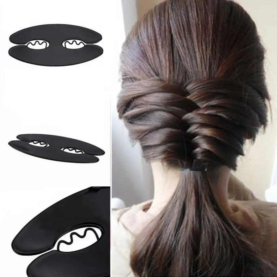 

Fashion Twist Styling Braider Fishbone Lady Roller Hair Twist Bun Maker Braid Tool Locks Braider Weaves Hair Accessories 2U911