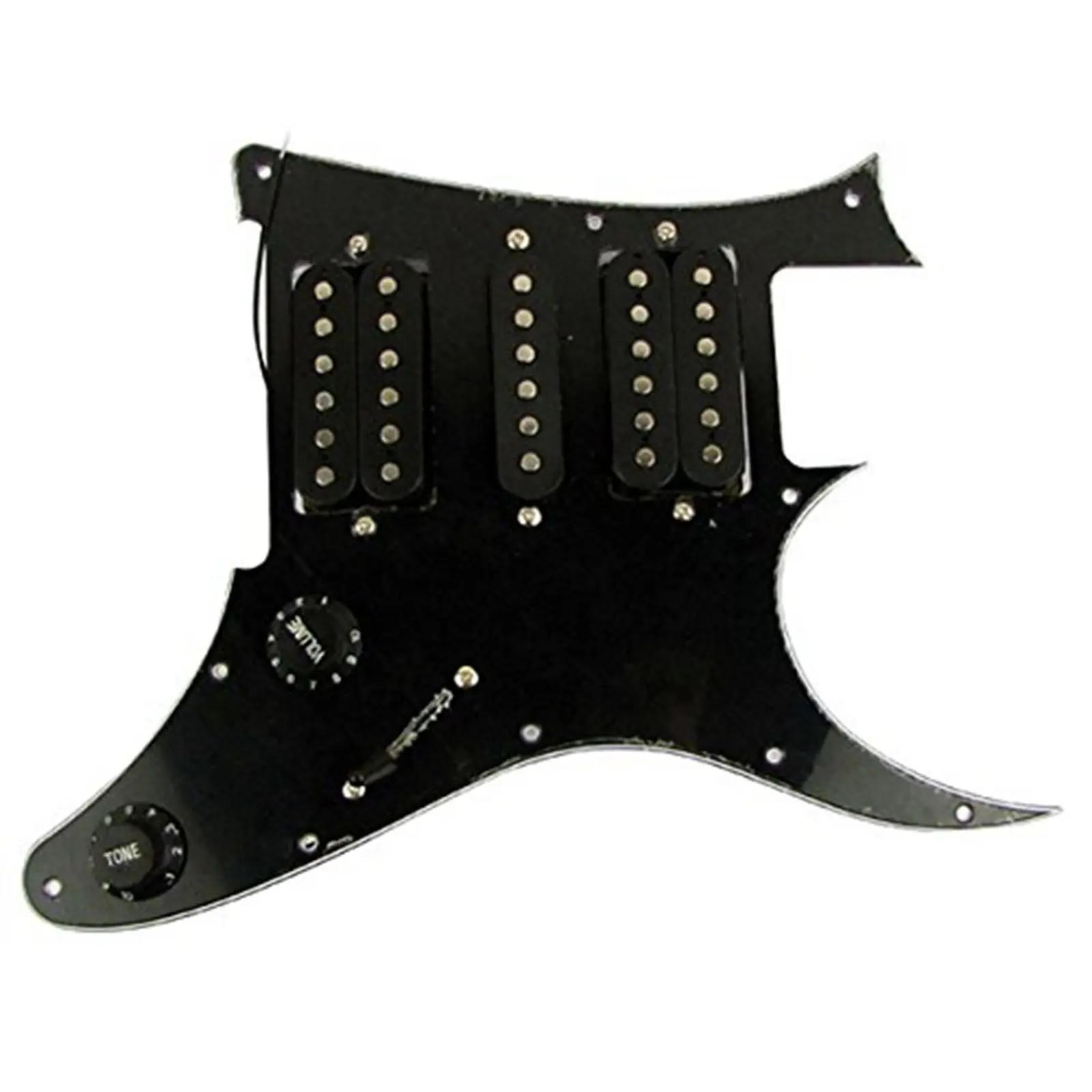 

set 3Ply HSH Black Loaded Pickguard Pre-Wired Pickguard For 7V Style Guitar