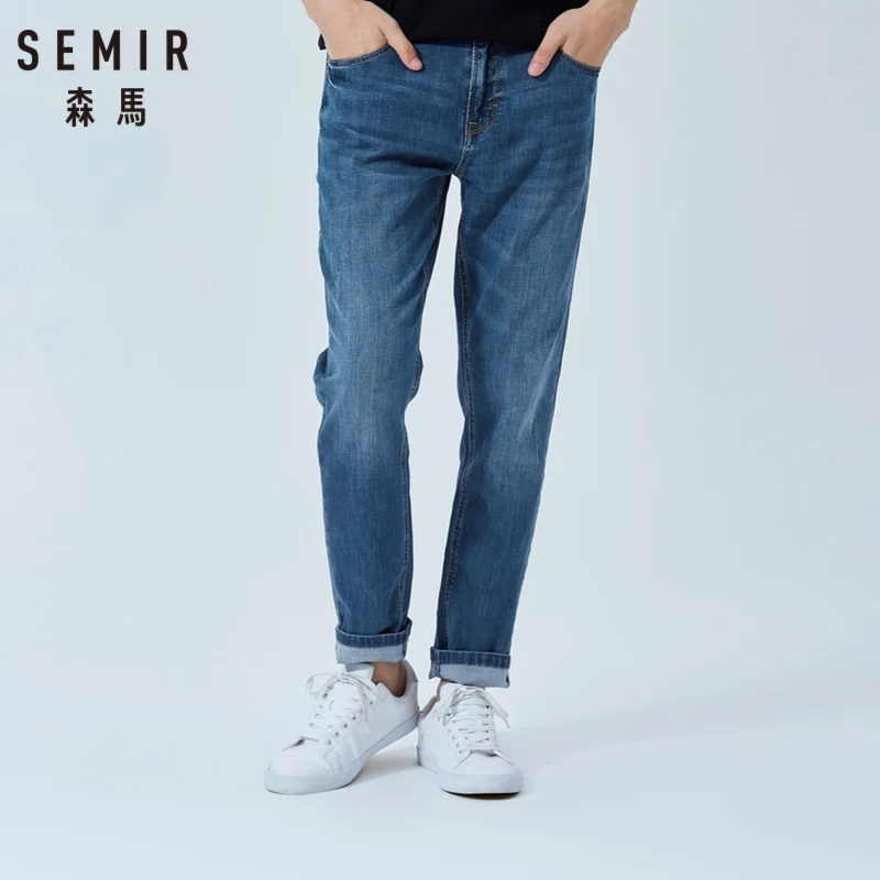 Мужские облегающие джинсы SEMIR велосипедист гонщик в стиле хип хоп лето 2019|Джинсы|